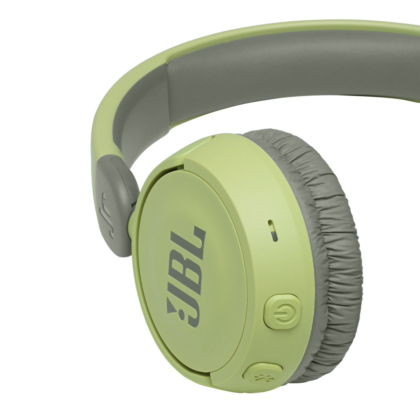 JBL Jr310BT - Green - Kids Wireless on-ear headphones - Detailshot 3